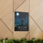 Canvas Gallery Wraps 11x14 Printify - THE NIGHT OUR STORY BEGAN - Lefty & Chantel