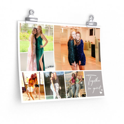 Photos Collages Prints -- poster/ 11''x14'' -- Together in spirt