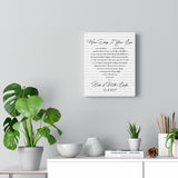 Lyrics Song -- Canvas 8"x10" -- Bob & Ruth-Linda