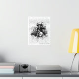 Printify Premium Matte 11x14 Poster - Simple Man 1.3 - Always be you, love Mom Lisa