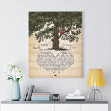 In My Life Lyrics Poster -- Canvas 24"x30" -- 19 -- printify