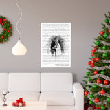 Lyrics Song -- Poster 20"x30" -- Christian & Raiza