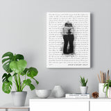 Lyrics -- Jeffory & Zachary | 09.14.19 -- Canvas 11x14 -- Printify
