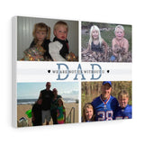 Daddy Family Prints -- Canvas 12"X16" -- WE ARE NOT US