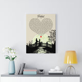 Music Lyrics Song -- Canvas 18"X24" -- Perfect (Ed Sheeran)