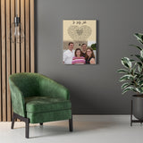 Lyrics -- I Miss You Mom -- Canvas 18x24 -- Printify