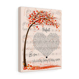 Mr &Mrs. Dallas Walter's 8/28/21 -- Canvas 11x14 -- printify