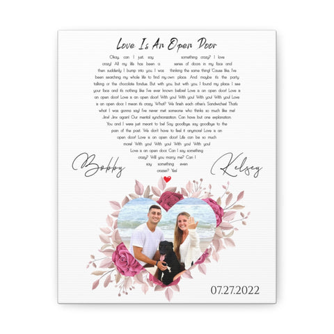 Daddy Family -- Canvas  8"x10" -- Kelsey & Bobby 07.27.2022