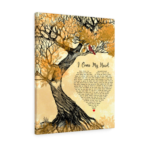 I Cross My Heart  -- 19 -- Canvas 24x30 -- printify