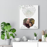 Lyrics -- Lincoln & Mary  March 3, 1988 -- Canvas 11x14 -- Printify