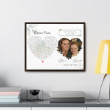Canvas Wraps Horizontal Frame 20x16 - Eternal Flame Alicia & Amanda - November 17th, 2021
