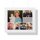 Photos Collages Prints -- White framed poster/ 11"x14" -- Robert Joseph