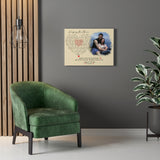 Lyrics -- Johnny & Ka Zoua 01.03.2012 -- Canvas 18x24 -- Printify