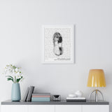 Lyrics -- Derek & Brianna 9.26.2020 -- White frame 16x20