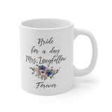 Personalized Mrs Wedding Mug -- 11oz -- 1 -- Longfellow -- printify