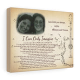 Lyrics -- Mommy and Yvonne -- Canvas 8x10 -- Printify
