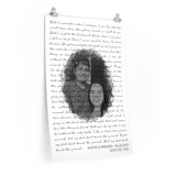 Lyrics Song -- Poster 20"x30" -- Austin & Maegen