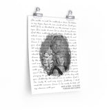 Lyrics Song -- poster/ 11''x14'' -- Heidi & Mike