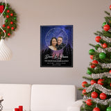 Stars Map -- Poster 16"x20" -- Dave & Blanca