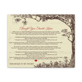 Printify Canvas Gallery Wraps 14x11 - THE BEEJE IN MY HEART -  I THOUGHT YOU SHOULD KNOW