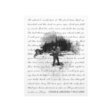 Lyrics Song -- poster/ 11''x14'' -- Chad & Amanda 08.21.2004