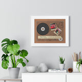 Cassettes-Tape Prints -- Black framed 11"x14" -- William and Allisen