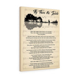 Lyrics -- Fly from the inside -- Canvas 18x24 -- Printify