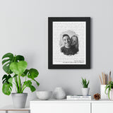 Lyrics -- Nicole and Kyle -- Black framed 11"x14" -- Printify