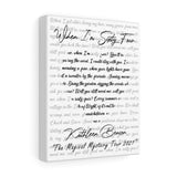 Lyrics -- Kathleen Benson -- Canvas 8x10 -- Printify