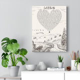 Country Music -- Canvas  12"X16" -- Peter & Lindsay