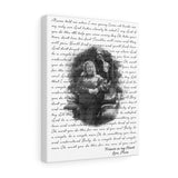 Lyrics -- Forever in my Heart  Love, Mom -- Canvas 11x14 -- Printify