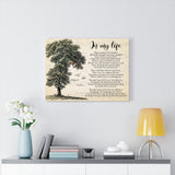 in My Life Lyrics -- Canvas 18''x24" -- 37 -- printify