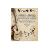 Printify Matte 9x11 Poster - I Cross My Heart - Design 16