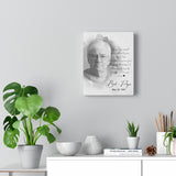 Print poster -- Bob - Papa May 16, 1947 -- Canvas 8x10 -- Printify