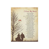 Poster Matte 11x14 Printify - I Cross My Heart - Design 5
