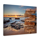 Cross-Roads Ocean -- Canvas 18"X24" -- BRANDI & CHARLES