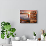 Name Street Sign -- Canvas 8"x10" -- HARRY & NOOMA