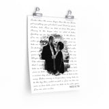 Lyrics -- Neso & Tia -- 11x14 -- Printify