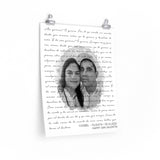 Lyrics -- Yoisbel - olguita 02/14/2022 -- 16x20 -- Printify
