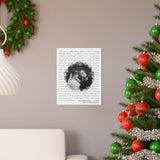 Lyrics -- Heather & Alex 12.7.2019 -- 11x14 -- Printify