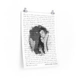 Lyrics Song -- Poster 18"x24" -- Justin & Gab