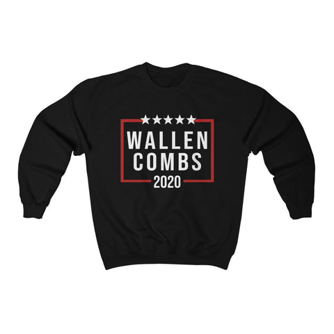 Wallen Combs 20 -- Unisex Crewneck Sweatshirt -- Black -- 6.3 -- printify