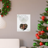 Lyrics Song -- poster/ 11''x14'' -- Josh Sherry and megan