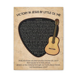 Printify Canvas Gallery Wraps 11x14 - VICTORY IN JESUS by Little Ol' Me - OCTOBER 20, 2017