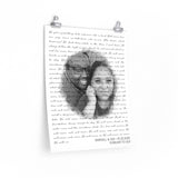 Lyrics Song -- Poster/ 16''x20'' -- Randall & Lexi