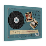 Cassettes-Tape Prints -- Canvas  18"X24" -- Joel &Destiny