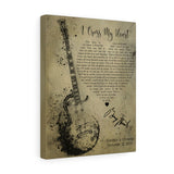 Lyrics -- Canvas 11x14 --  Gordon & Christie -- Printify