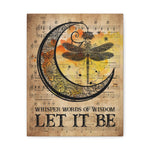 Canvas 11x14 Printify - Let It Be 1 - Lyrics