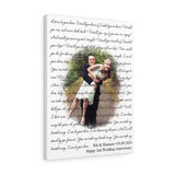 Lyrics -- Rik & Shannon 05-09-2020 -- Canvas 18x24 -- Printify