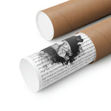 Printify Matte 11x14 Poster - Tyler & Cheyenne 1/29/22 - Happy 1 Year Wedding Anniversary